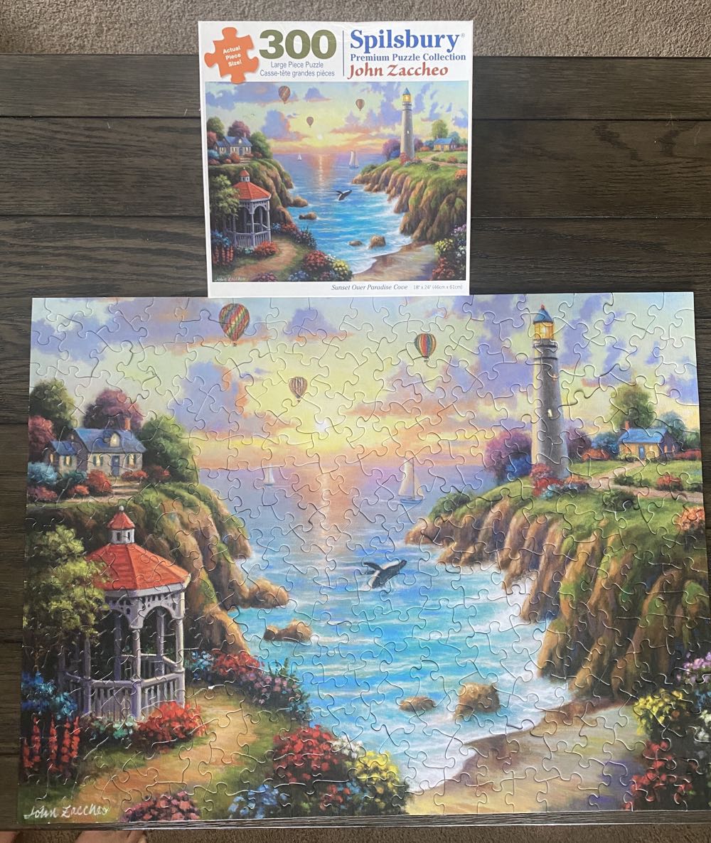 Sunset Over Paradise Cove - Spillsbury Puzzle Co. puzzle collectible [Barcode 810061440222] - Main Image 2