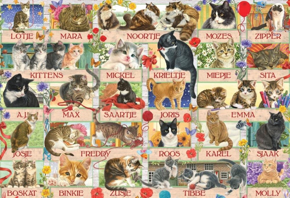 Francien Cat Friends  - Jumbo puzzle collectible [Barcode 8710126819722] - Main Image 2