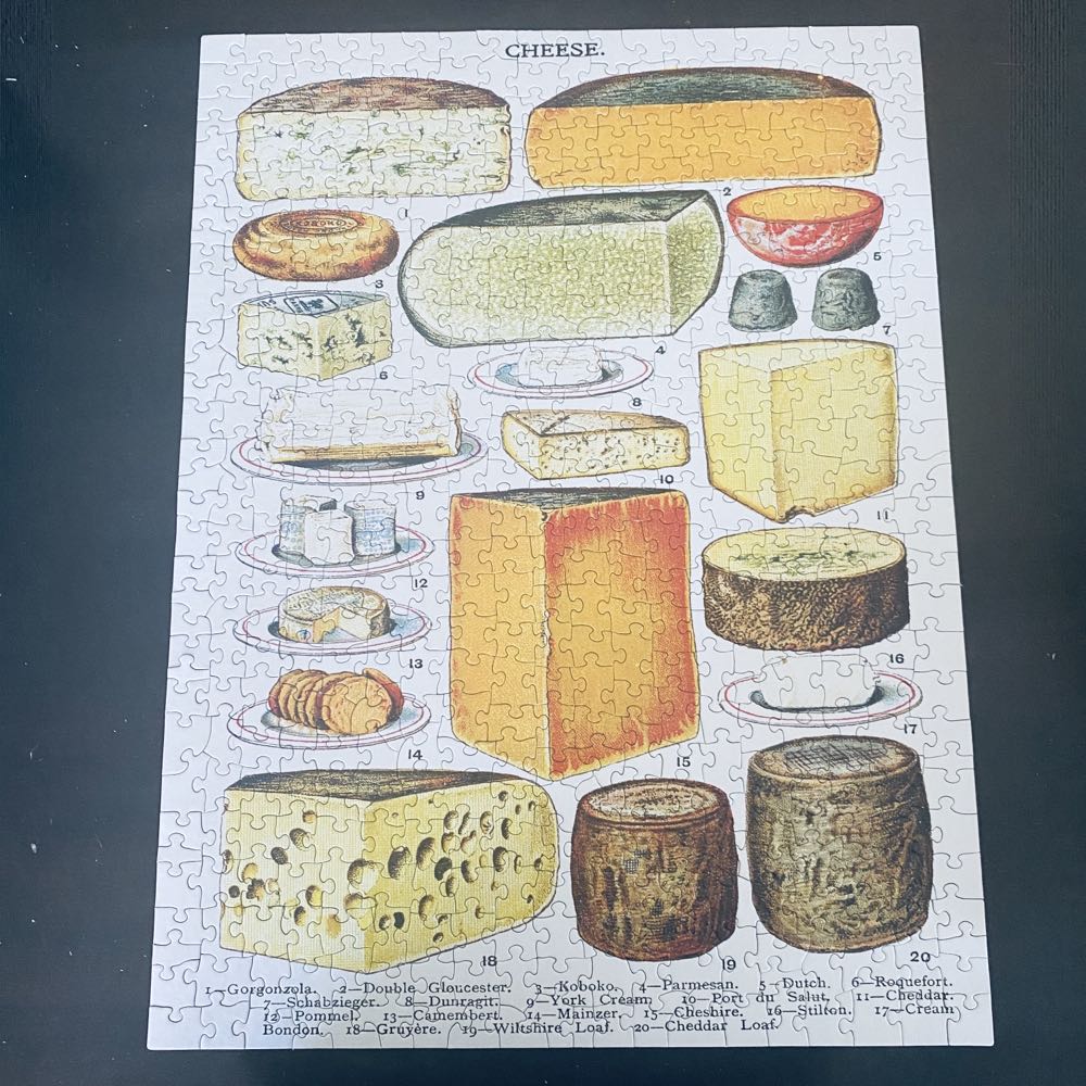 Z - Cheese (Retired From Circulation) - New York Puzzle Company puzzle collectible [Barcode 819844016661] - Main Image 2