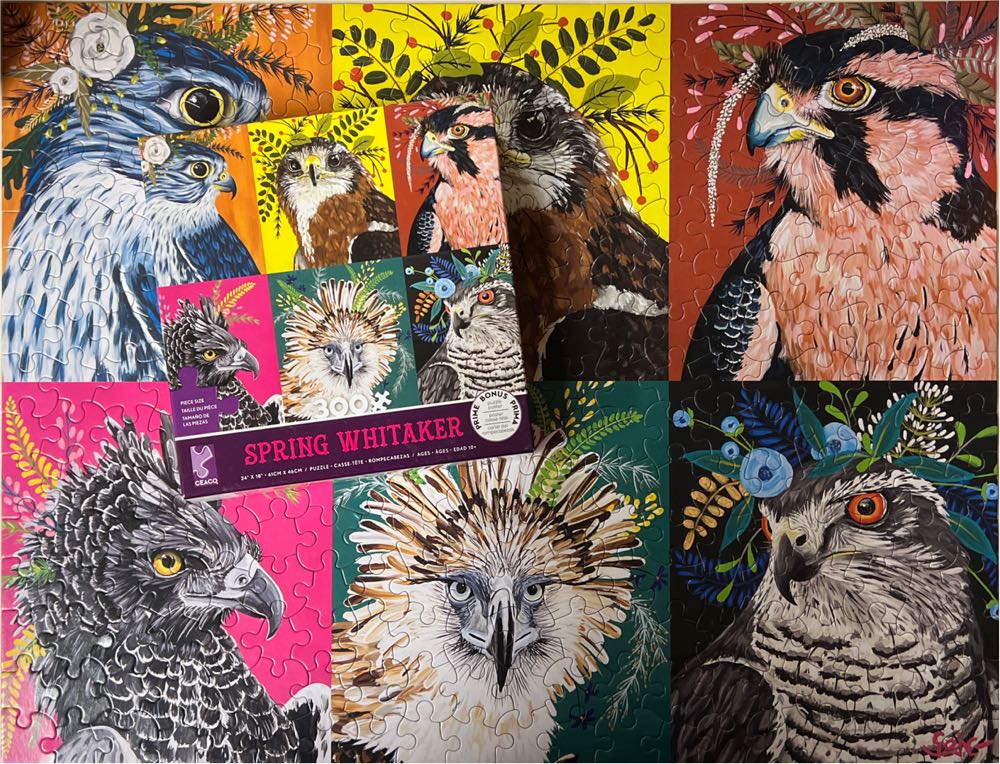 Spring Whitaker: Birds - Ceaco puzzle collectible [Barcode 021081222525] - Main Image 3