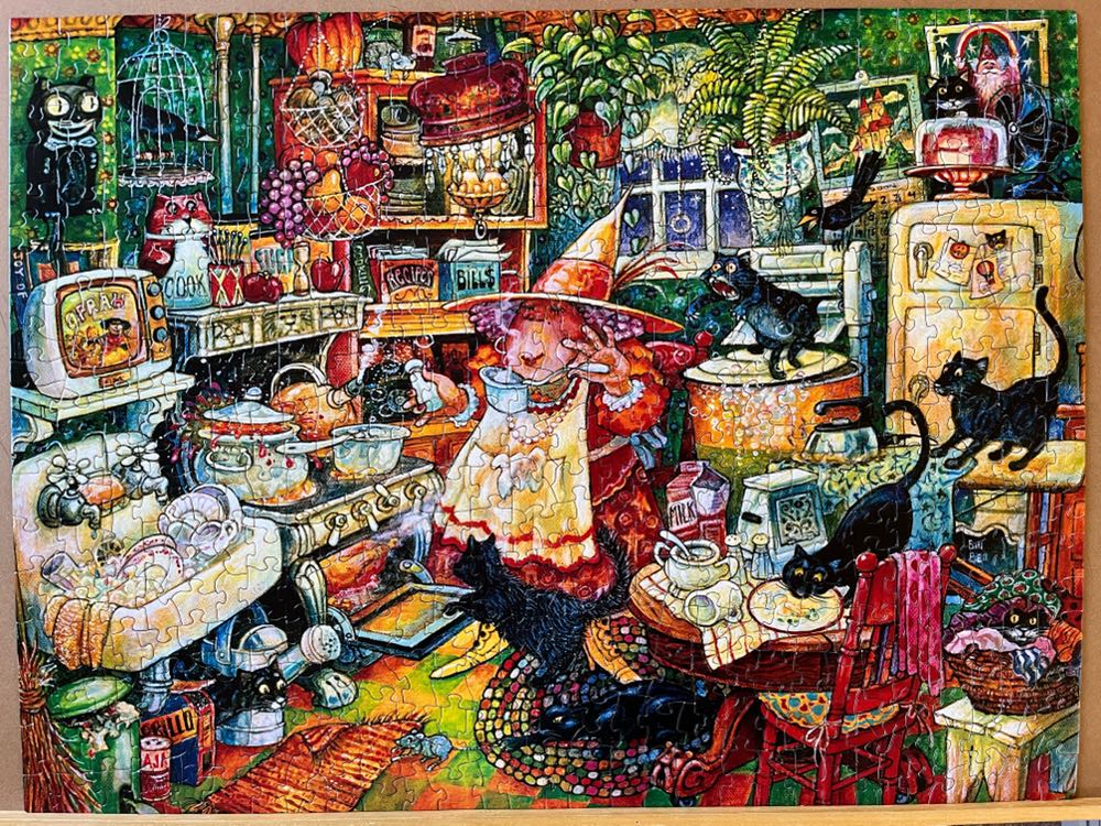 Witchin’ Kitchen - SunsOut puzzle collectible [Barcode 796780218987] - Main Image 3