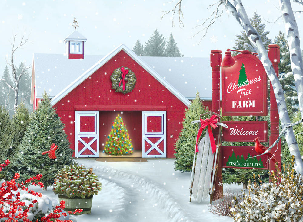 Christmas Tree Farm - Bits And Pieces puzzle collectible [Barcode 704812110659] - Main Image 2