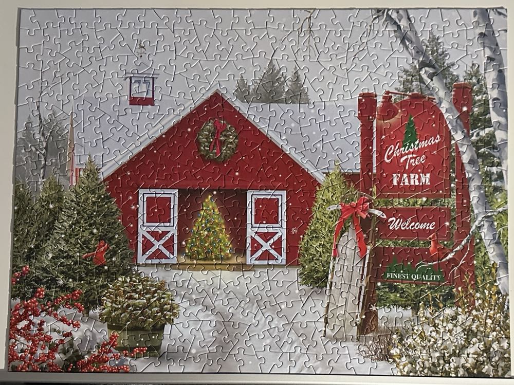 Christmas Tree Farm - Bits And Pieces puzzle collectible [Barcode 704812110659] - Main Image 3