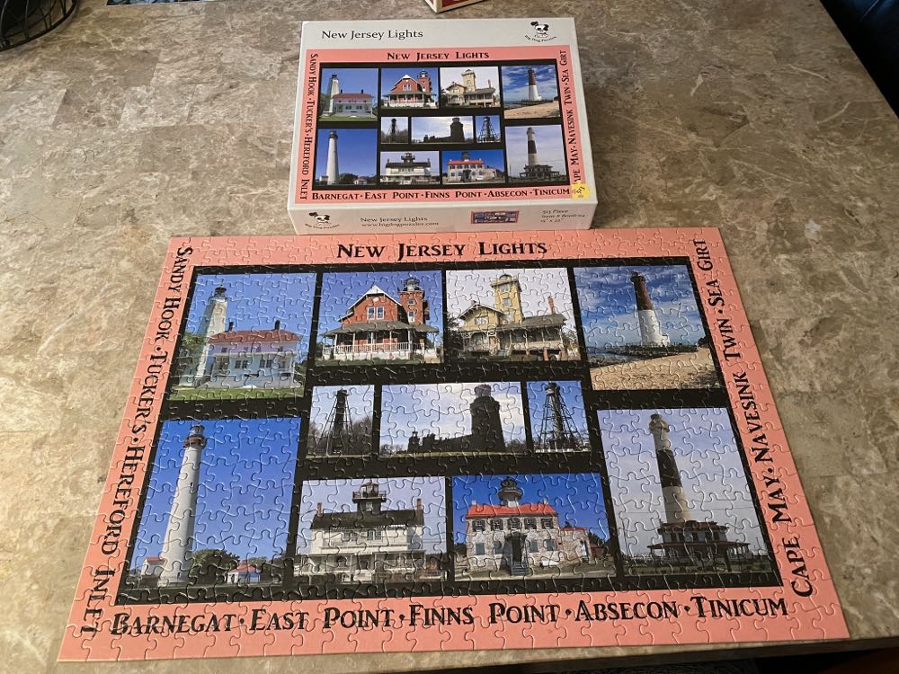 New Jersey Lights - Big Dog Puzzles puzzle collectible [Barcode 855588006025] - Main Image 2