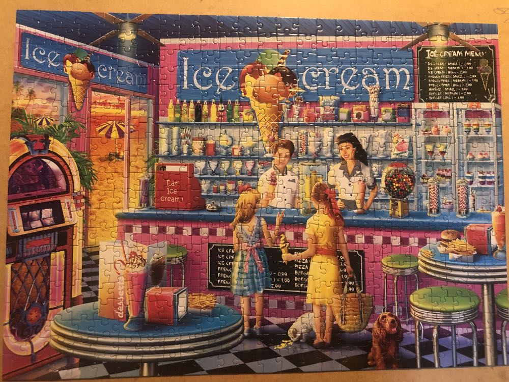 Anna’s Ice Cream Parlor - Masterpieces Puzzle Co puzzle collectible [Barcode 705988503993] - Main Image 2
