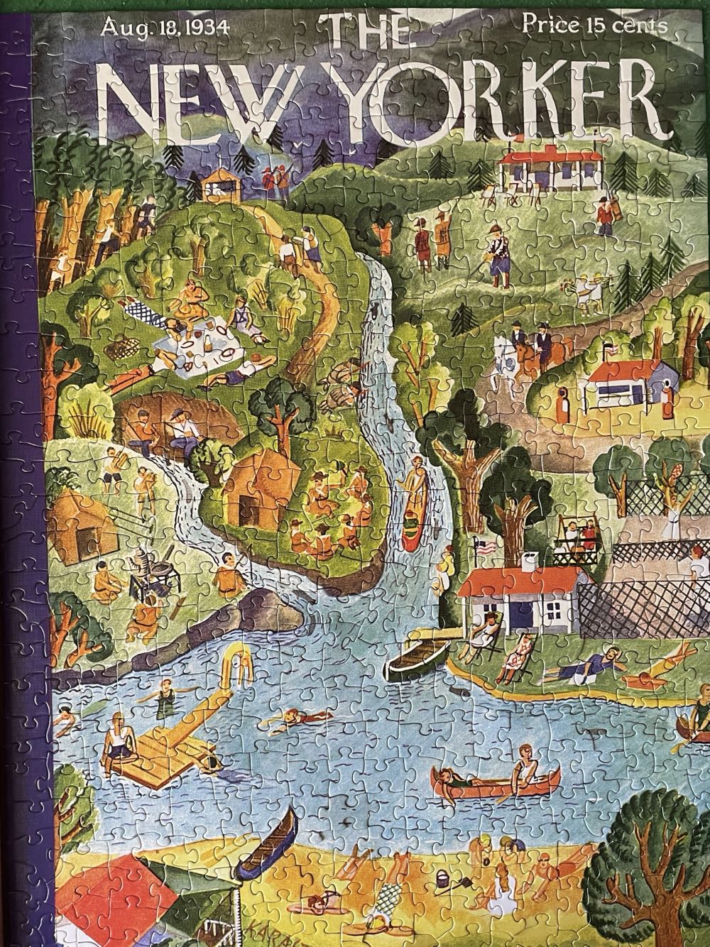 Summer Vacation - New York Puzzle Company 🇺🇸 puzzle collectible [Barcode 819844010614] - Main Image 2