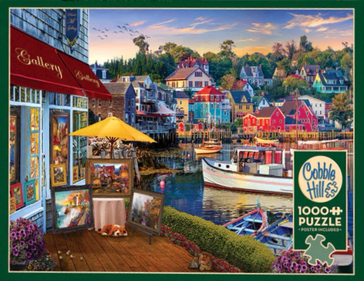 Harbor Gallery - Cobble Hill puzzle collectible [Barcode 625012803618] - Main Image 2