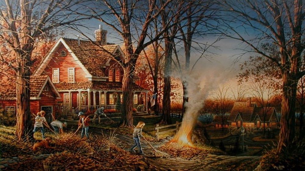 TR : Autumn Evening 🆕 - Buffalo puzzle collectible [Barcode 079346109104] - Main Image 2