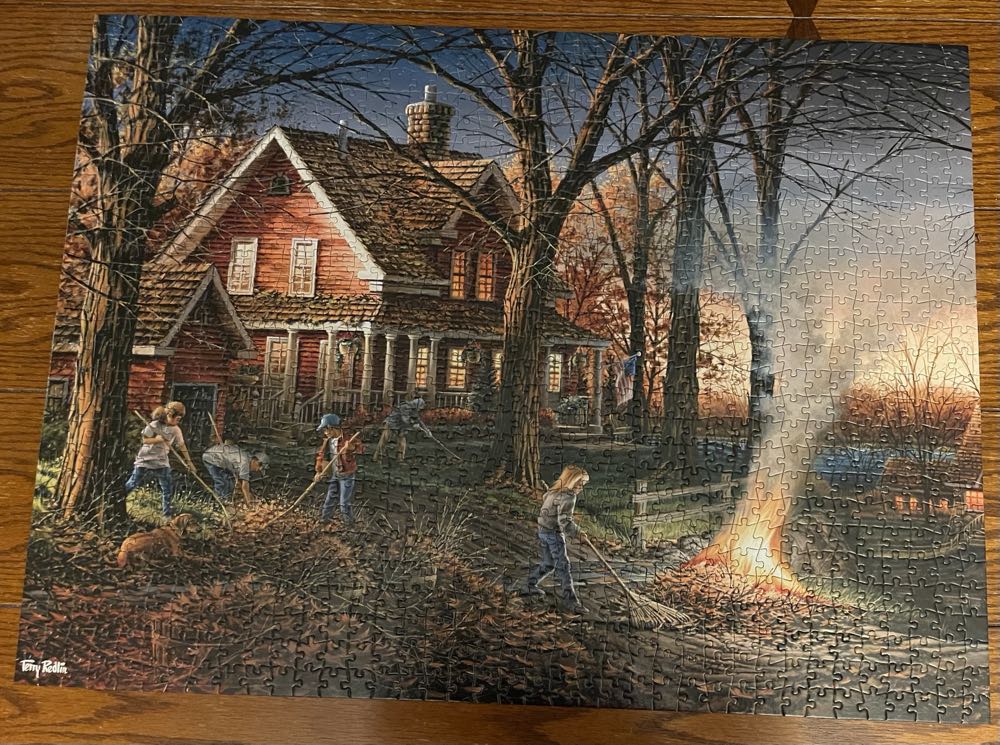 TR : Autumn Evening 🆕 - Buffalo puzzle collectible [Barcode 079346109104] - Main Image 3