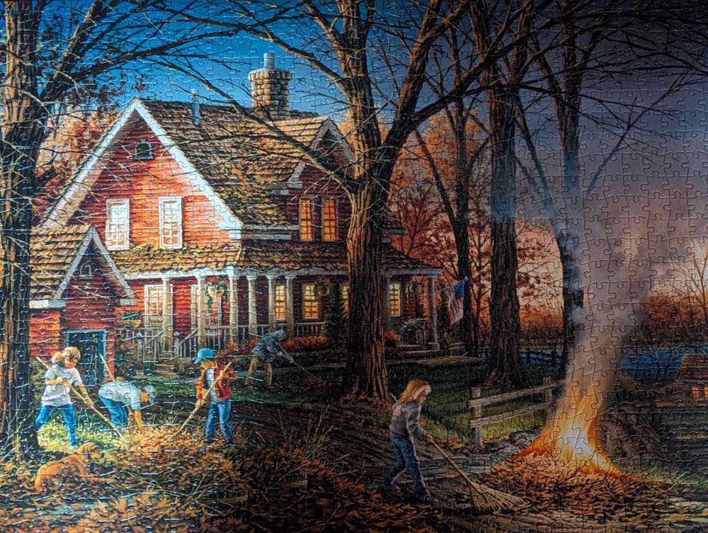 TR : Autumn Evening 🆕 - Buffalo puzzle collectible [Barcode 079346109104] - Main Image 4