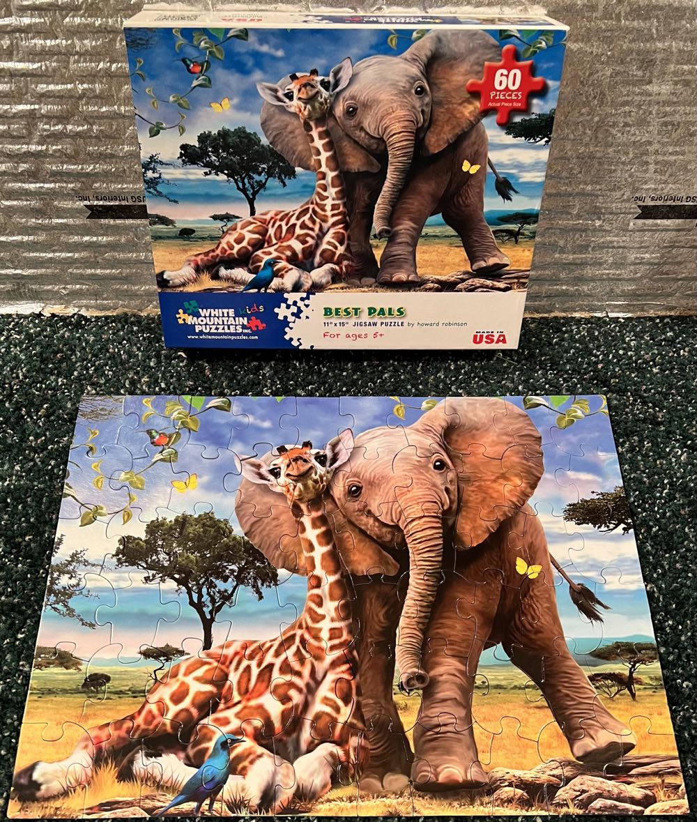 Best Pals - White Mountain puzzle collectible [Barcode 724819256204] - Main Image 3