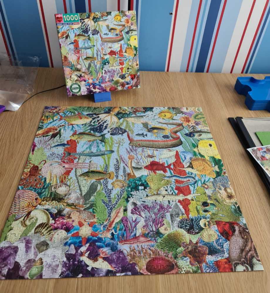 *fish and Gems. 😁 COMPLETED 08/02/2022 - eeBoo 🇺🇸 puzzle collectible - Main Image 2