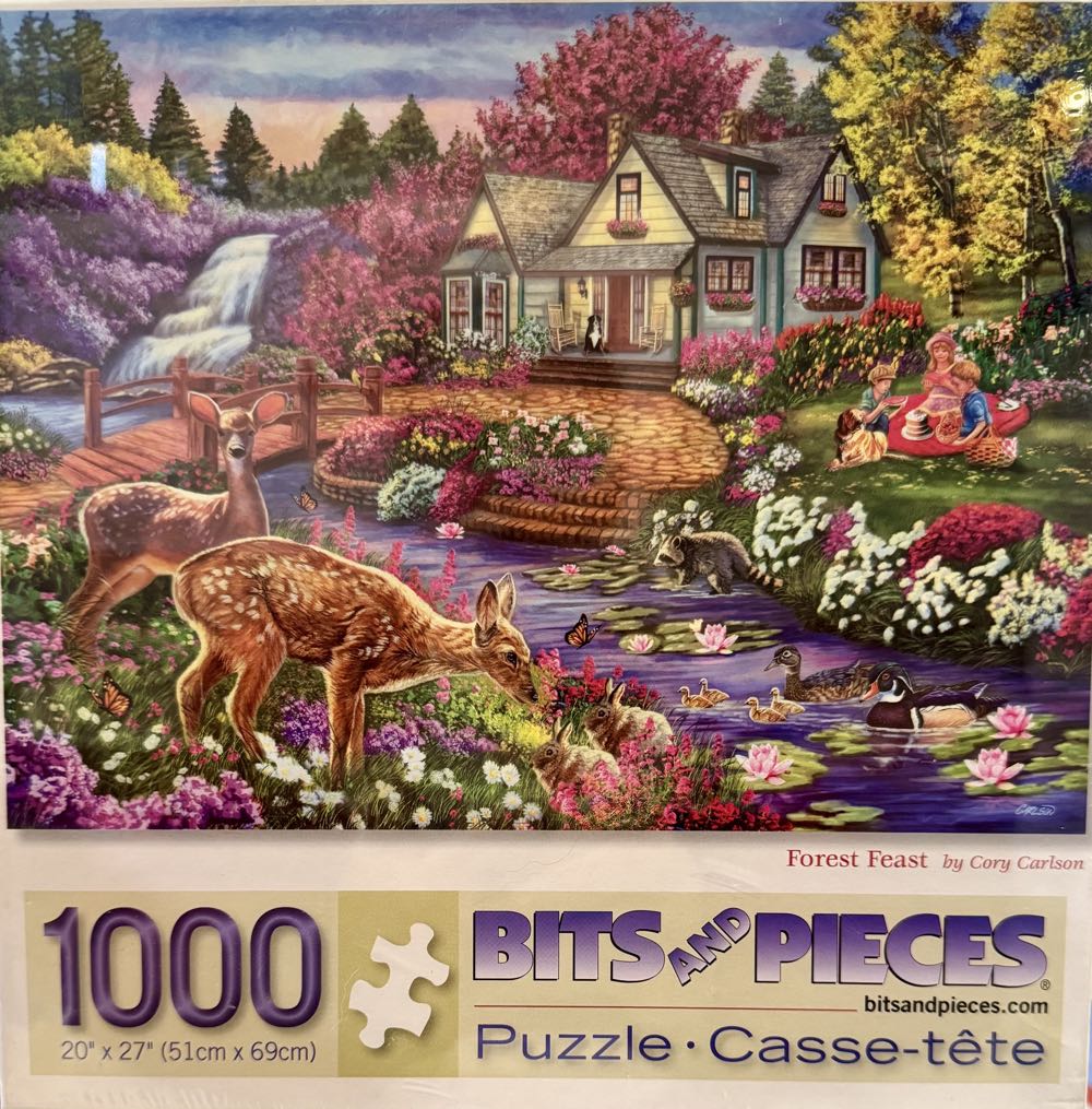 Forest Feast (NIB) 🧩 - Bits And Pieces puzzle collectible [Barcode 192949050311] - Main Image 2