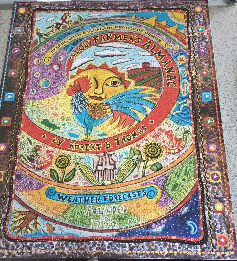 THE OLD FARMER’S ALMANAC Everything Under the Sun - White Mountain Puzzles puzzle collectible [Barcode 724819254293] - Main Image 2