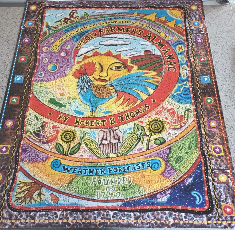 THE OLD FARMER’S ALMANAC Everything Under the Sun - White Mountain Puzzles puzzle collectible [Barcode 724819254293] - Main Image 3