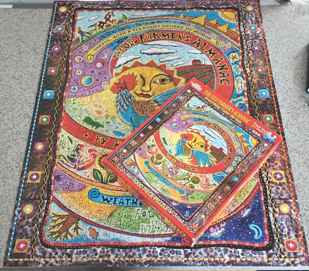 THE OLD FARMER’S ALMANAC Everything Under the Sun - White Mountain Puzzles puzzle collectible [Barcode 724819254293] - Main Image 4
