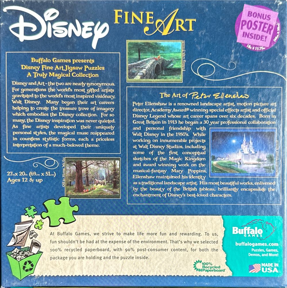 Winnie The Pooh - Fishing With Friends - Buffalo puzzle collectible [Barcode 079346011766] - Main Image 2