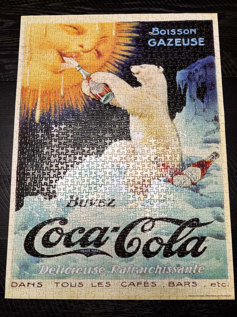 Retro Coca Cola Bear - Aquarius puzzle collectible [Barcode 184709652231] - Main Image 2