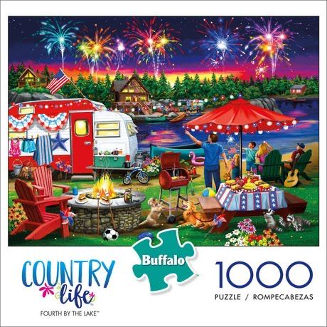 Fourth by the Lake - SOLD - Buffalo puzzle collectible - Main Image 1