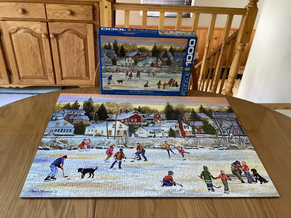 Evening Skating - Eurographics puzzle collectible [Barcode 628136654395] - Main Image 2