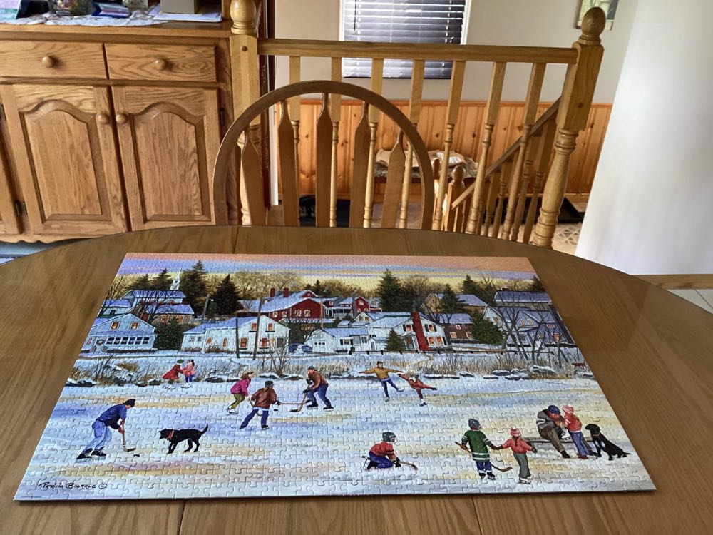 Evening Skating - Eurographics puzzle collectible [Barcode 628136654395] - Main Image 3