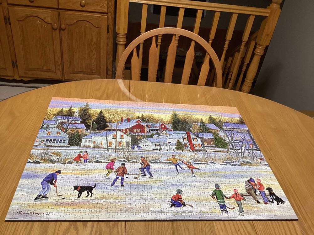 Evening Skating - Eurographics puzzle collectible [Barcode 628136654395] - Main Image 4