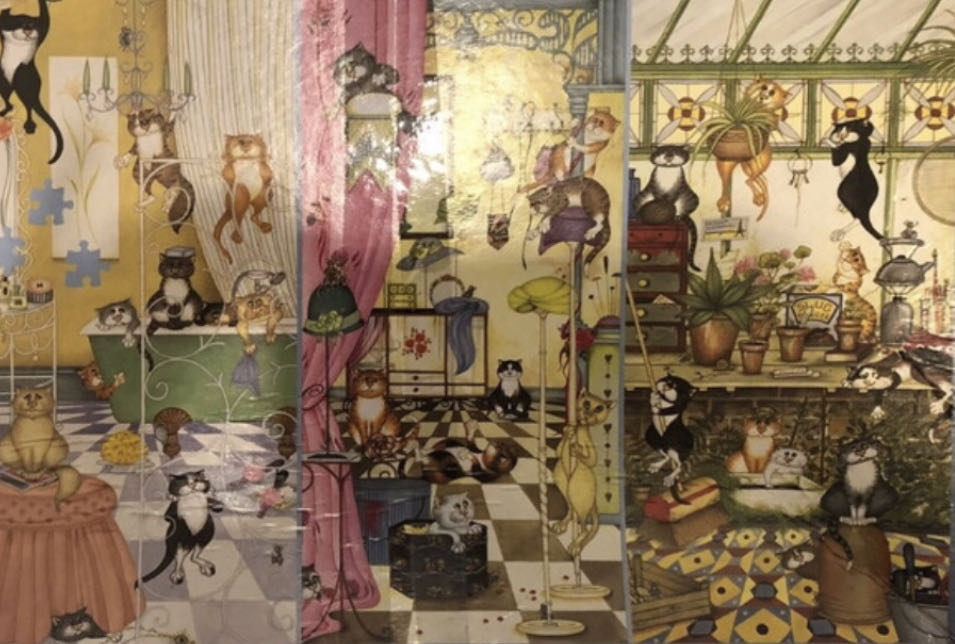 Cats At Large Washington Green - WHSMITH puzzle collectible [Barcode 00423946] - Main Image 2