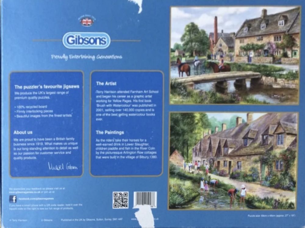 Cotswold Villages - Gibsons puzzle collectible [Barcode 5012269050288] - Main Image 2