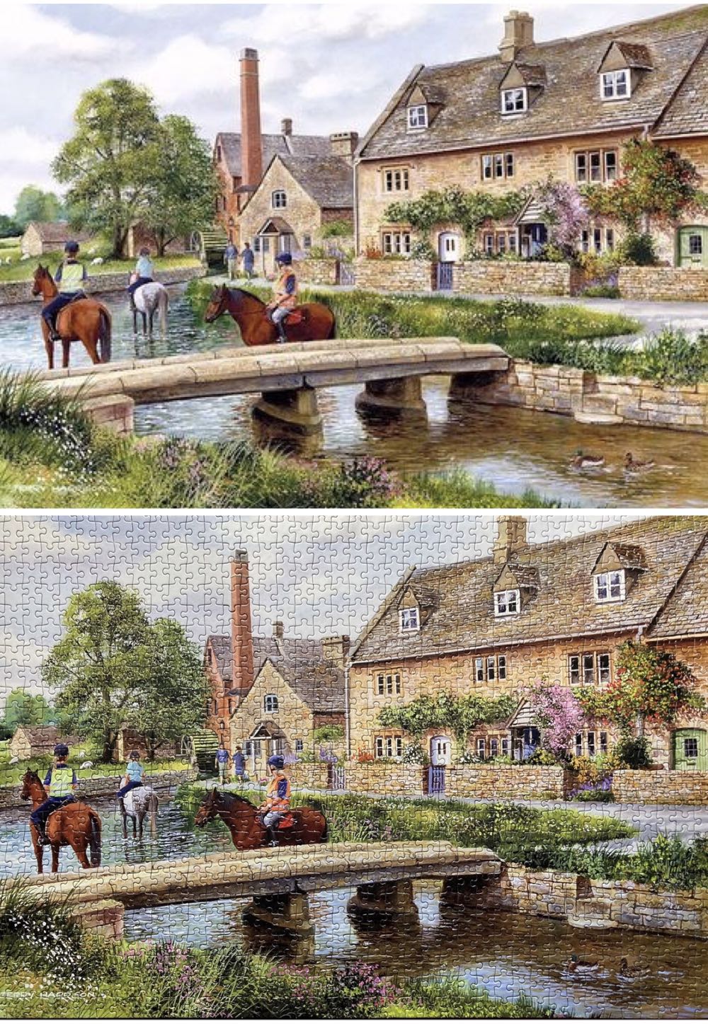 Cotswold Villages - Gibsons puzzle collectible [Barcode 5012269050288] - Main Image 3