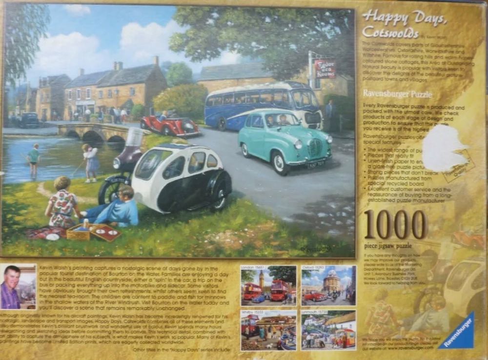 Ravensburger: Happy Days, Cotswolds - Ravensburger puzzle collectible [Barcode 4005556158249] - Main Image 4