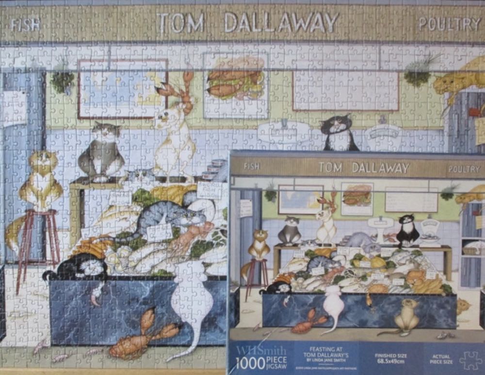 Feasting At Tom Dallaway’s RARE - WH Smith puzzle collectible [Barcode 34625071] - Main Image 4