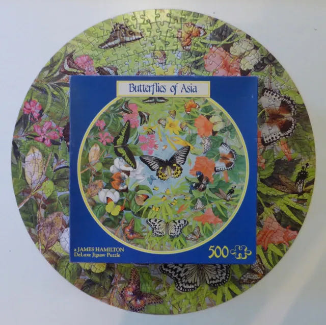 Butterflies Of Asia  - James Hamilton puzzle collectible [Barcode 5014519050086] - Main Image 3