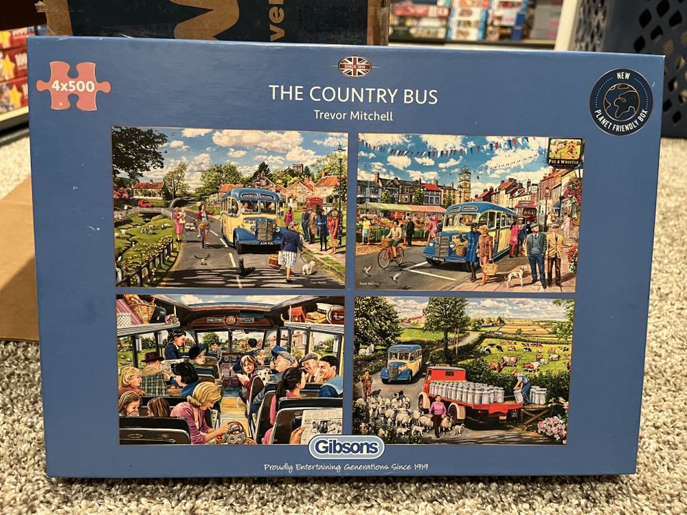 The Country Bus - Gibsons puzzle collectible [Barcode 5012269050370] - Main Image 2
