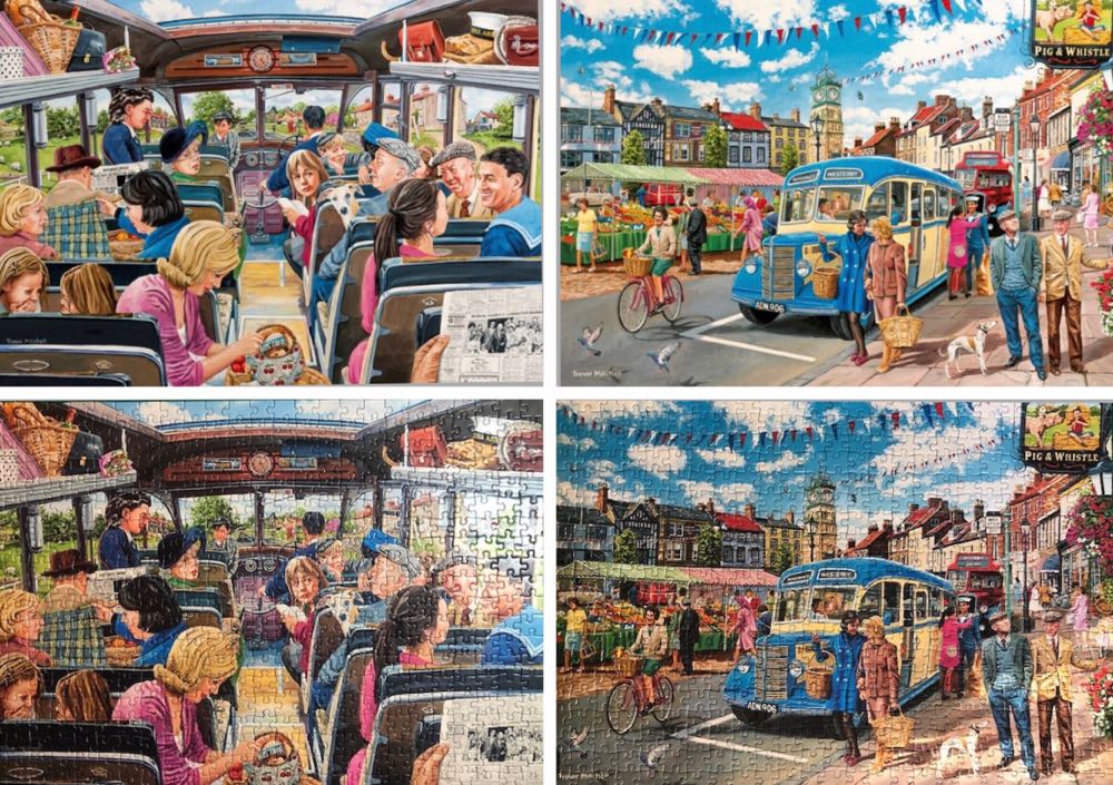 The Country Bus - Gibsons puzzle collectible [Barcode 5012269050370] - Main Image 3