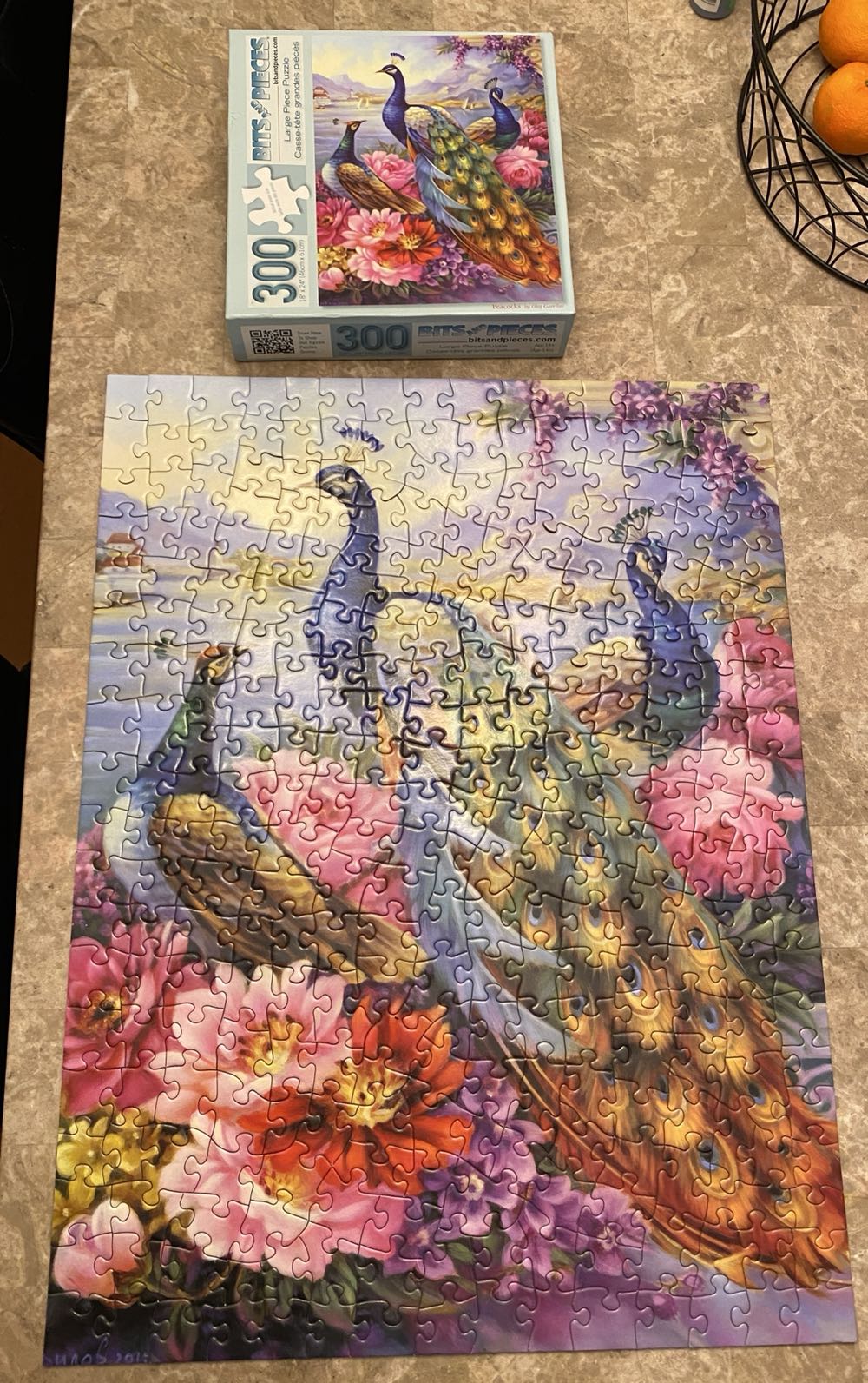 Peacocks - Bits & Pieces puzzle collectible [Barcode 192949061447] - Main Image 2