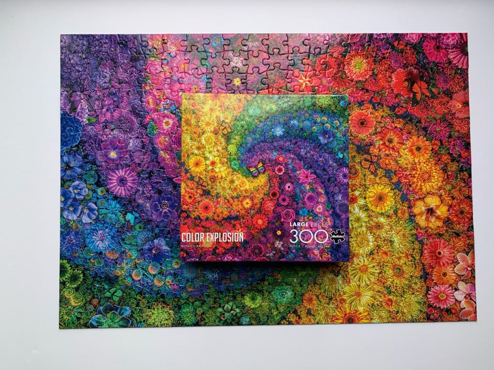 Botanic Rainbow - COMPLETED - Buffalo puzzle collectible [Barcode 079346022182] - Main Image 3
