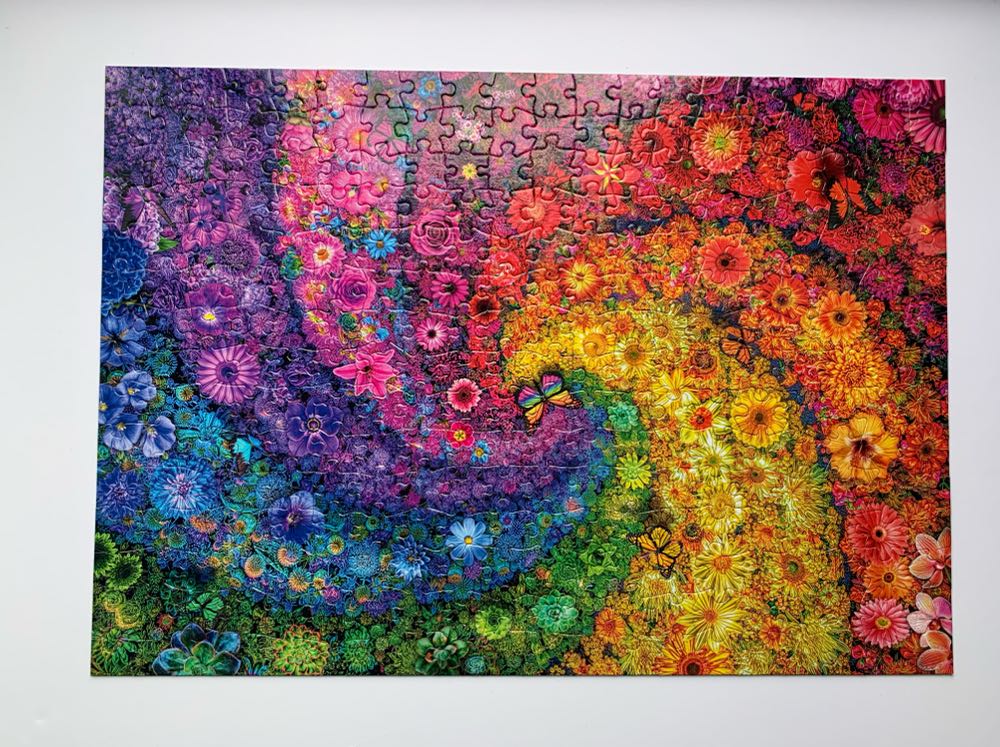 Botanic Rainbow - COMPLETED - Buffalo puzzle collectible [Barcode 079346022182] - Main Image 4