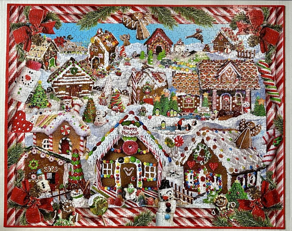 Gingerbread Village🧩 - White Mountain puzzle collectible - Main Image 2