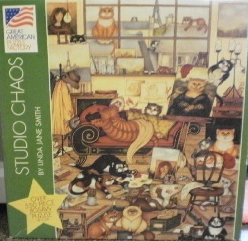 Great American Puzzle Factory ~ Studio Chaos - Great American Puzzle Factory 🇺🇸 puzzle collectible [Barcode 010563080876] - Main Image 1