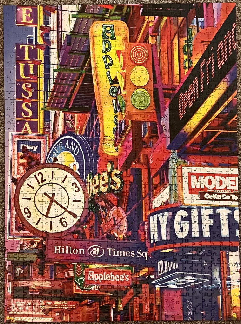 New York City Signs. SOLD - CraZArt puzzle collectible [Barcode 4895145419512] - Main Image 2