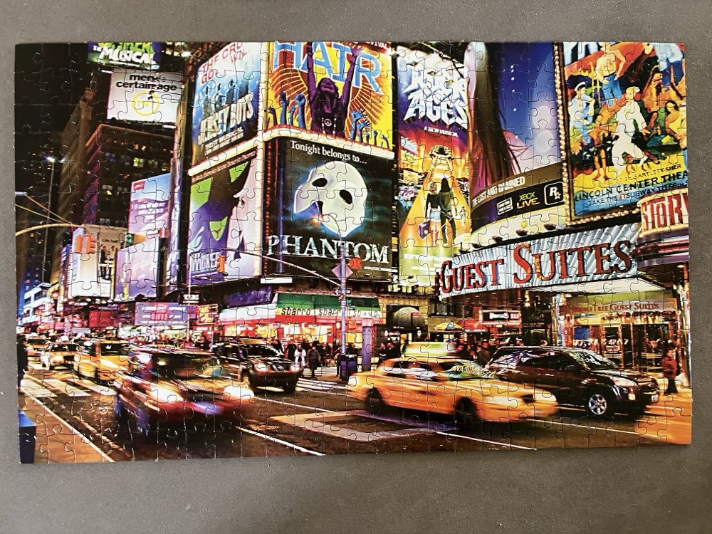 Times Square at Night, New York - CraZArt puzzle collectible [Barcode 639277558503] - Main Image 2