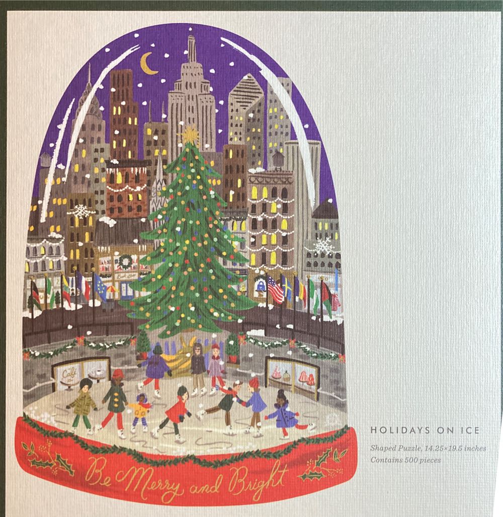 Holidays On Ice - Rifle Paper Company puzzle collectible - Main Image 2