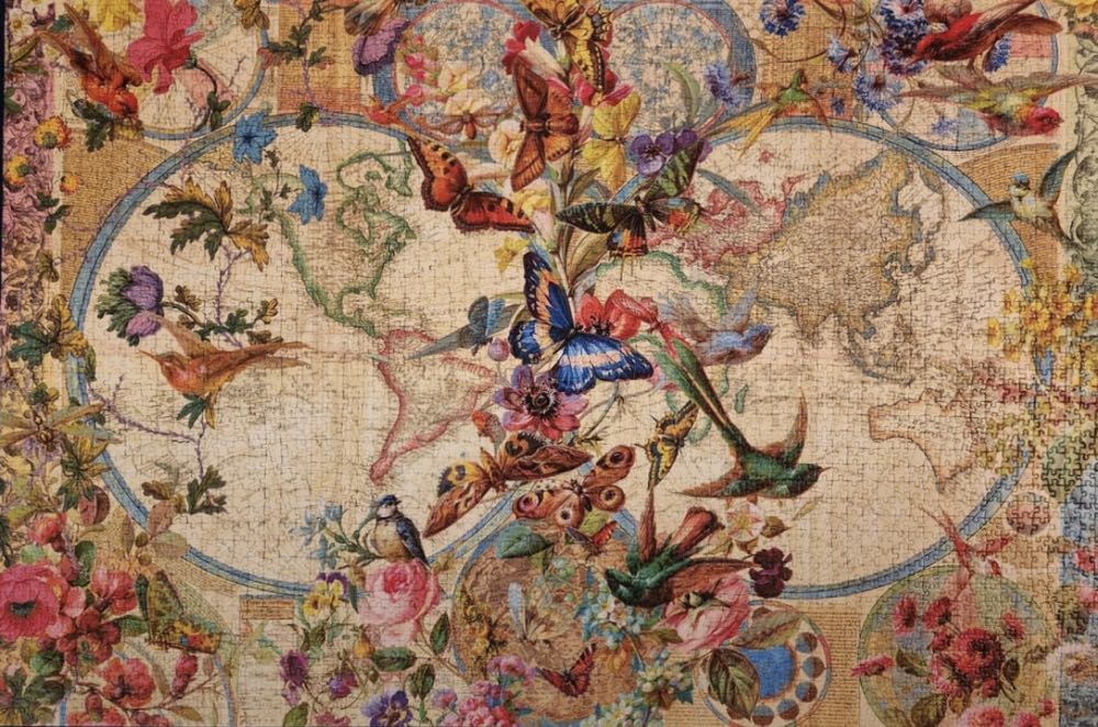 Flora & Fauna World Map - Ravensburger puzzle collectible [Barcode 4005556171170] - Main Image 4