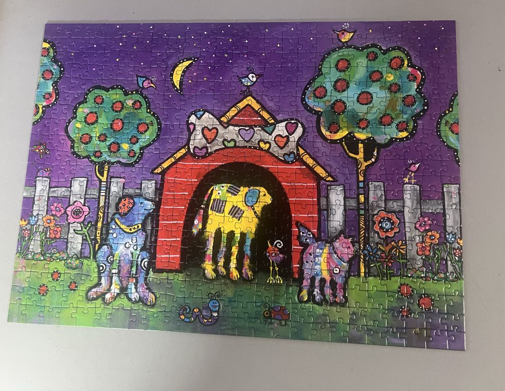 Dogs At Twilight - Ravensburger puzzle collectible [Barcode 4005556146895] - Main Image 3