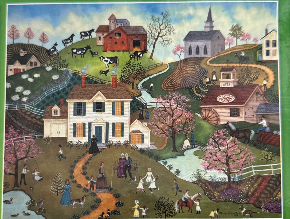 4 Puzzle Box Set: Americana - Ceaco puzzle collectible [Barcode 021081036566] - Main Image 3