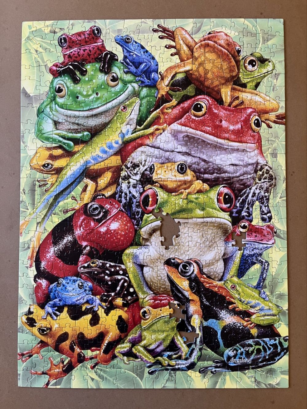 Frog Pile 🧩 - Cobble Hill puzzle collectible [Barcode 625012572033] - Main Image 2
