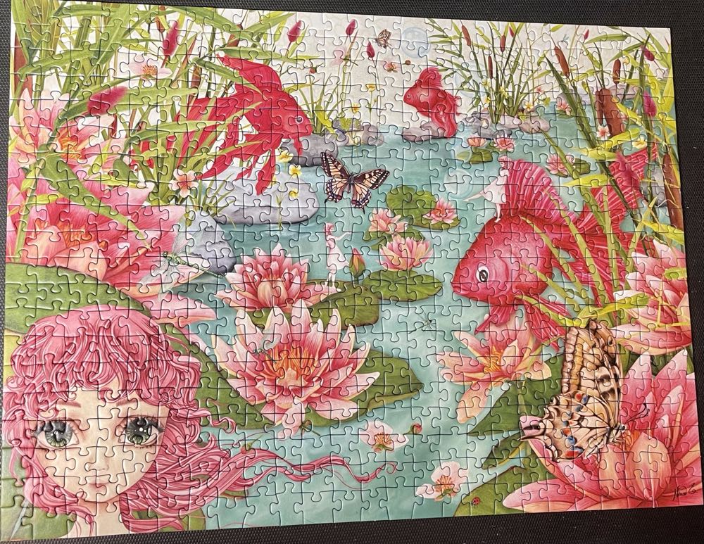 Minu’s Pond Daydreams-SOLD - Ravensburger puzzle collectible [Barcode 4005556169443] - Main Image 2