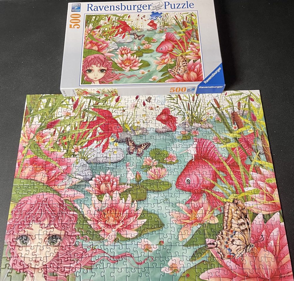 Minu’s Pond Daydreams-SOLD - Ravensburger puzzle collectible [Barcode 4005556169443] - Main Image 3