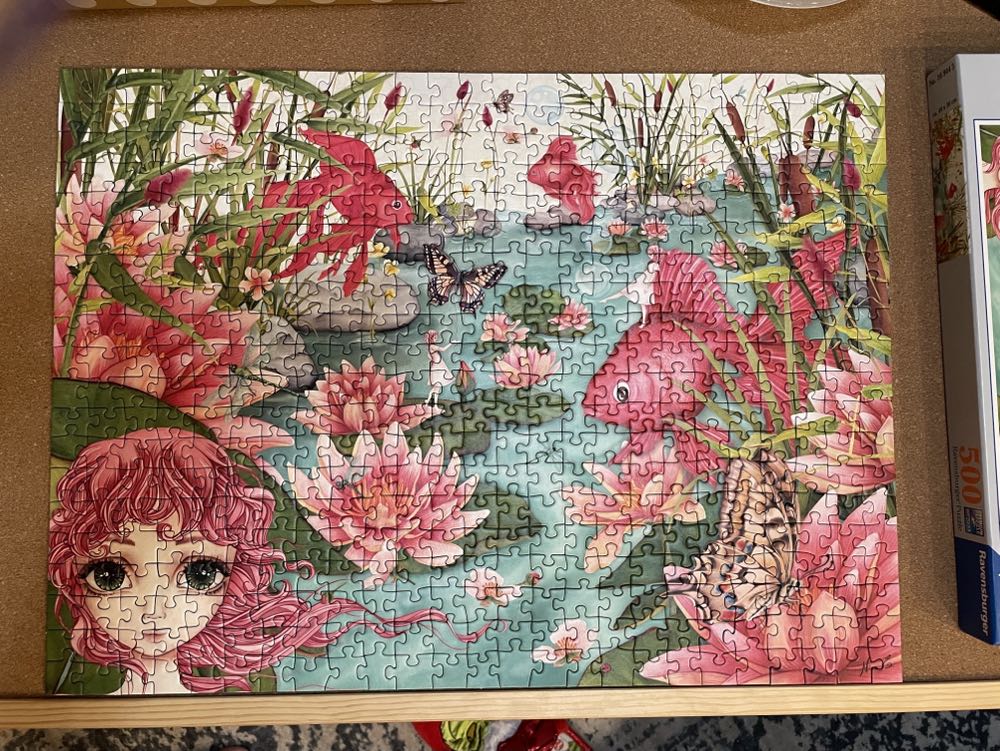 Minu’s Pond Daydreams-SOLD - Ravensburger puzzle collectible [Barcode 4005556169443] - Main Image 4