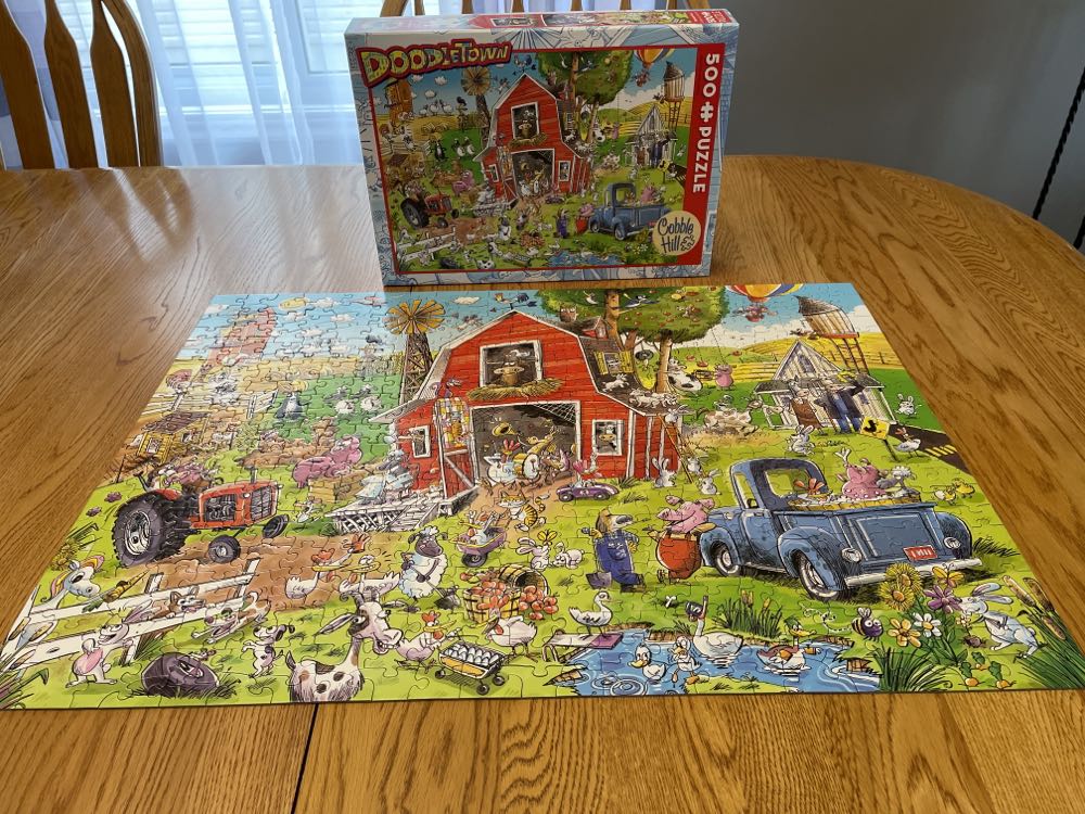 Farmyard Folly - Cobble Hill puzzle collectible [Barcode 625012535526] - Main Image 2